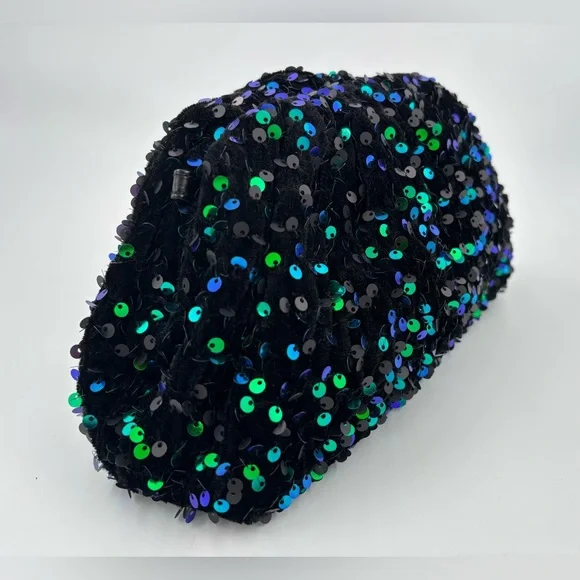 NWT Anthropologie Maeve The Frankie Mini Clutch: Velvet Sequin Edition gift - Picture 5 of 11